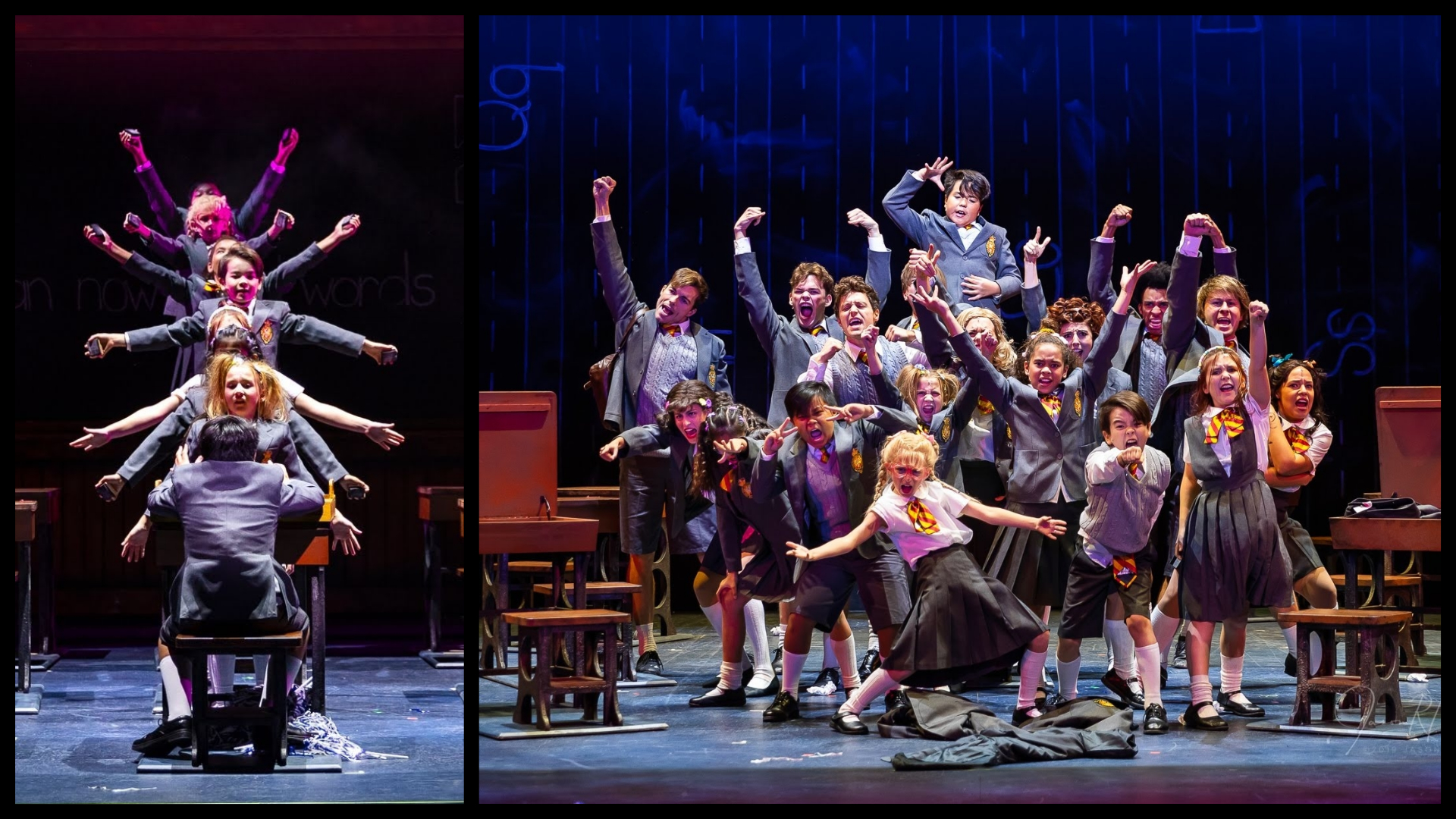 Adrienne Amanda Morrow as Lavender in Matilda the Musical by McCoy Rigby Entertainment. Photos by Jason Niedle.